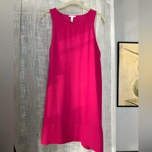Leith Hot Pink Sleeveless Mini Dress